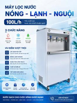 Máy lọc nước nóng - nguội RO 100L/h công nghiệp