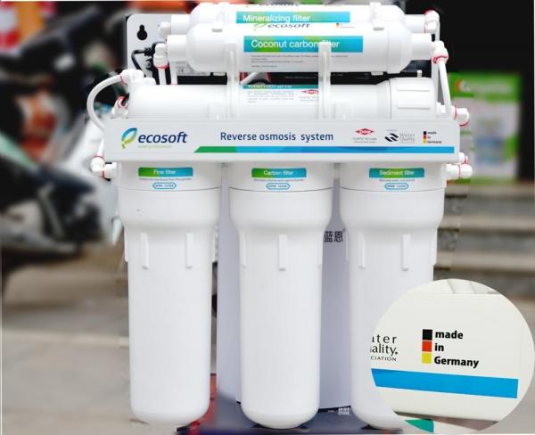 Máy lọc nước Ecosoft 6 lõi lọc nhập khẩu